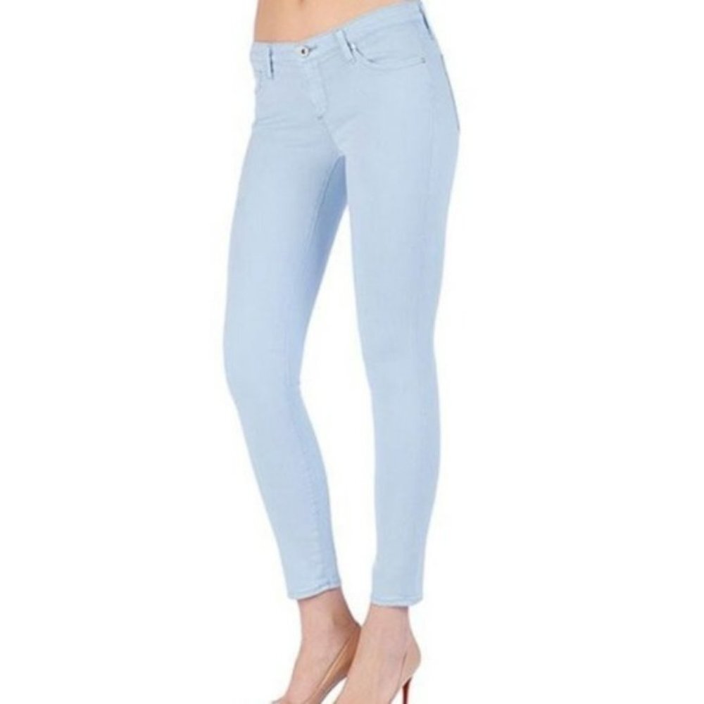 Ag Adriano Goldschmied (Very Light Blue ) The Legging Ankle Super Skinny Sz 24R